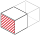 clipart illustration of a unit outlined in proportion of its size