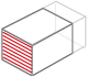 clipart illustration of a unit outlined in proportion of its size