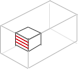 clipart illustration of a unit outlined in proportion of its size
